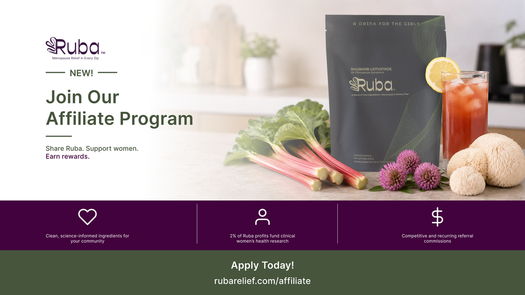 Now Open: Ruba Affiliate Program for Trusted Health & Wellness Professional